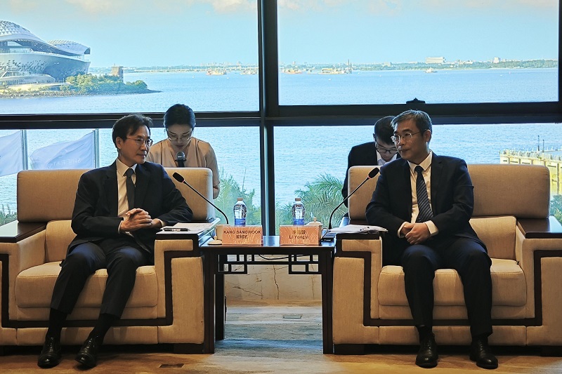 총영사, 잔장시 및 마오밍시 시장 면담